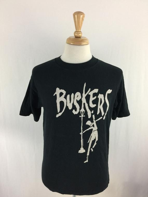 Vintage 90S Buskers Black Shirtedium Show Tommy Tune 1995 Sony Broadway Shirt