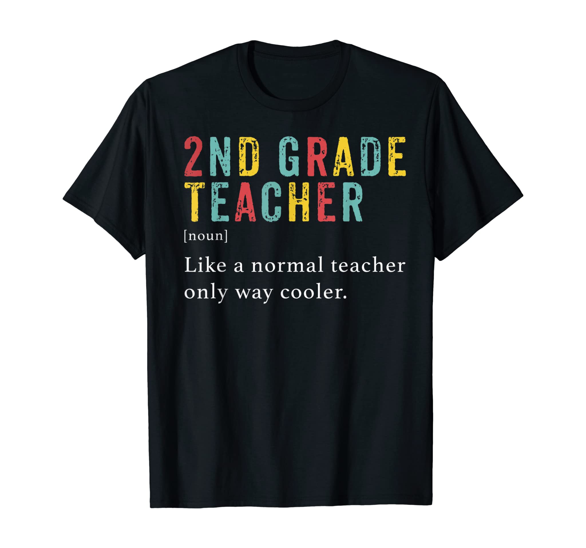 Second Grade Teacher Shirt 2nd Vintage Definition Team T-Shirt