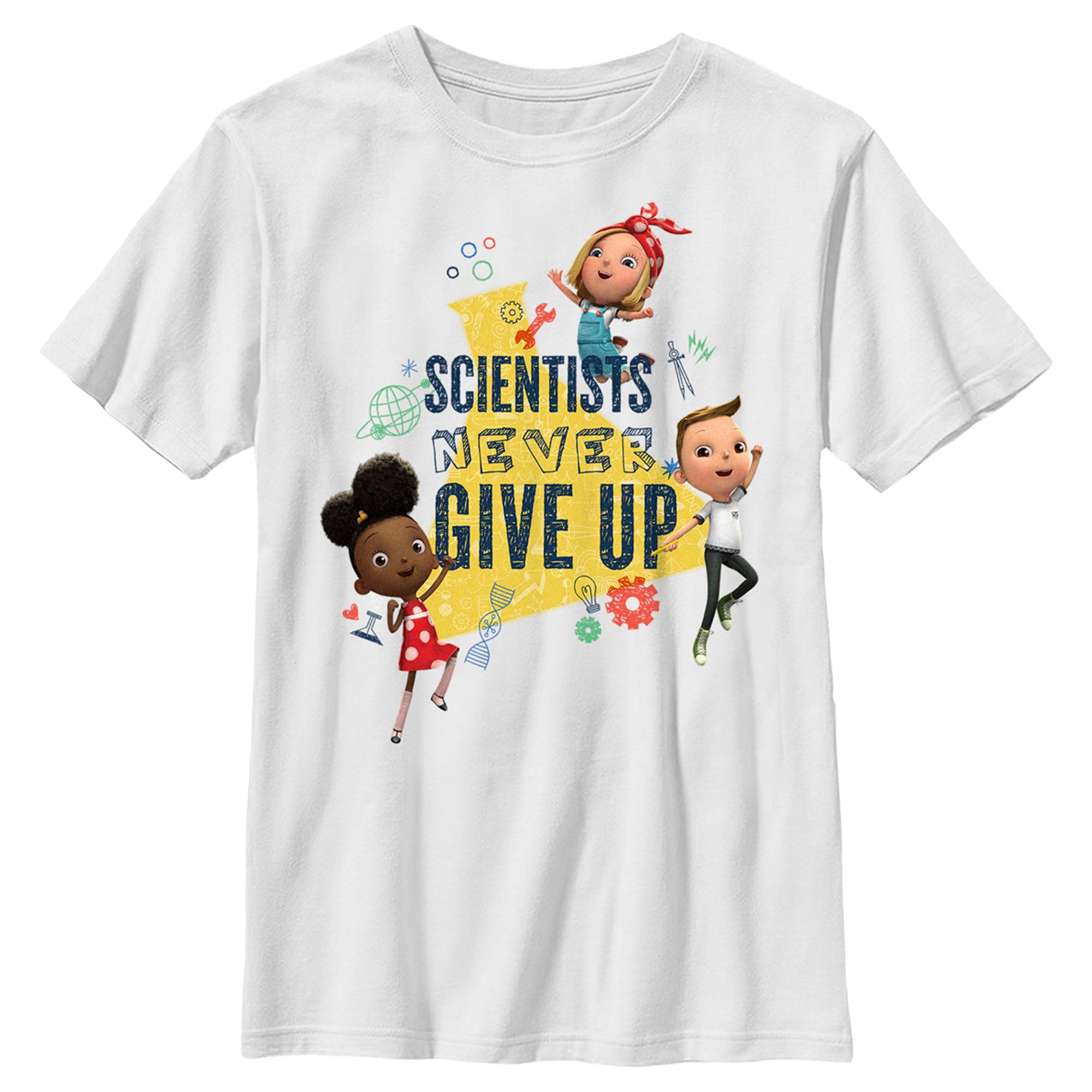 Ada Twist, Scientist Boy’S Never Give Up  T-Shirt