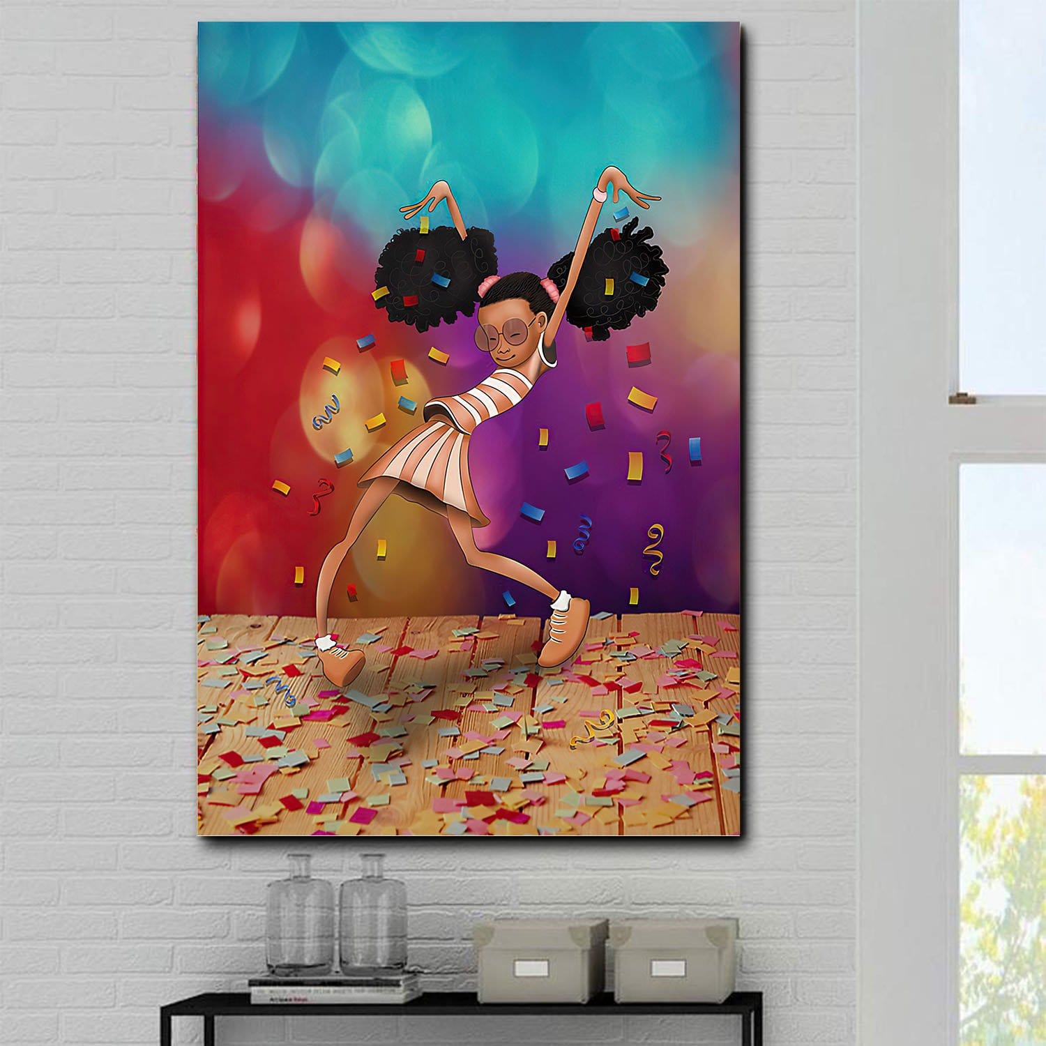 Africa Poster Design Melanin Stunning Girl Be Yourself Black Home Decor