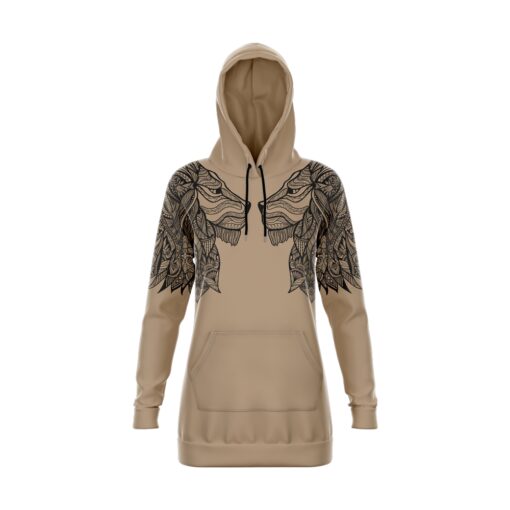 Tribal Art – Lion Hoodie Dress