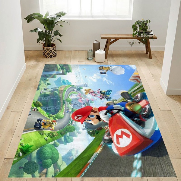 Super Mario 104 Area Rug Living Room And Bed Room Rug Gift Us Decor Vh3