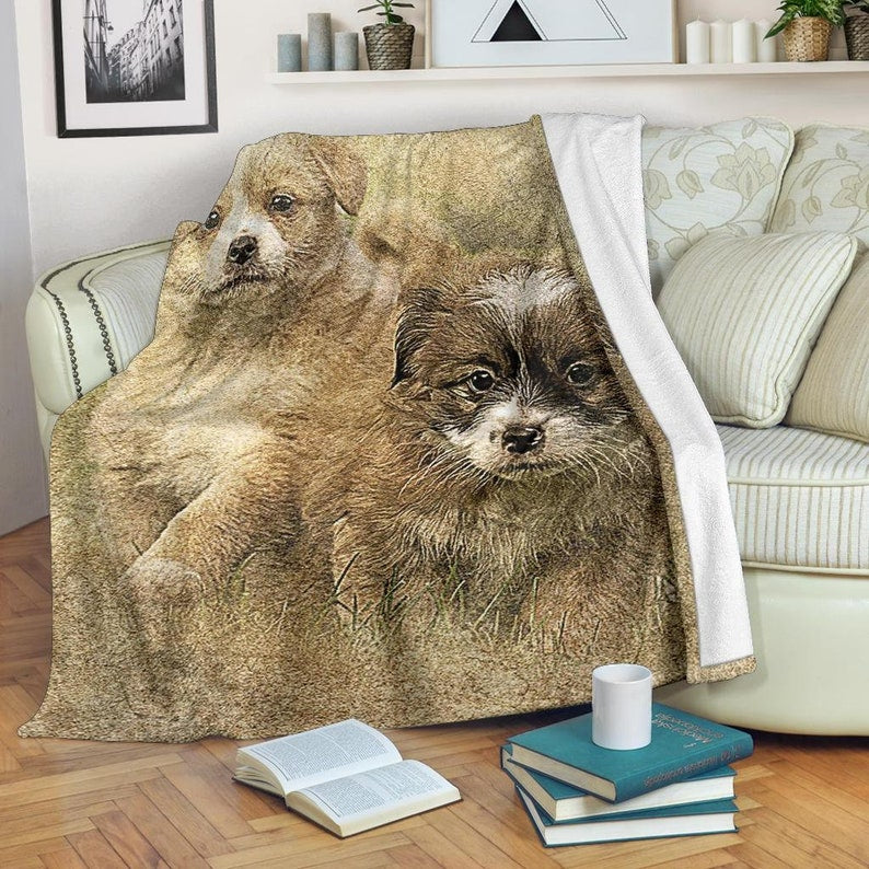 Dogs Blanket, Dogs Throw Blanket, Dogs Fleece Blanket, Dogs Adult Blanket, Dogs Kid Blanket, Fleece Blanket, Sherpa Blanket