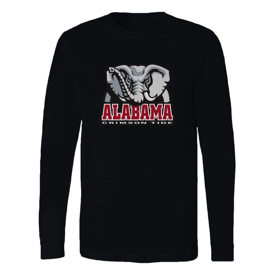 Alabama Elephant Logo Long Sleeve T-Shirt