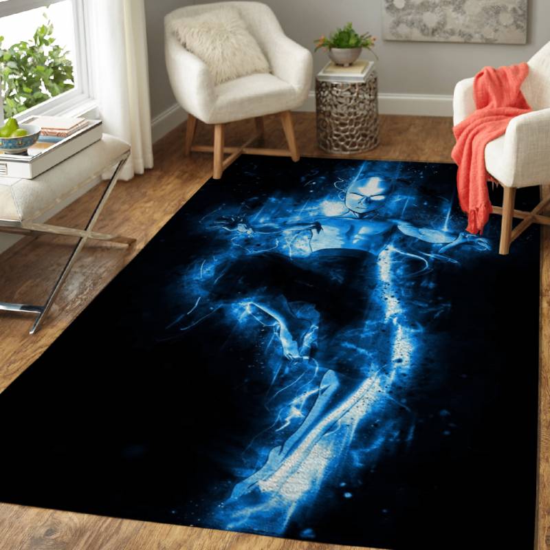 Anime Avatar Blue Aura Area Rug – Carpet