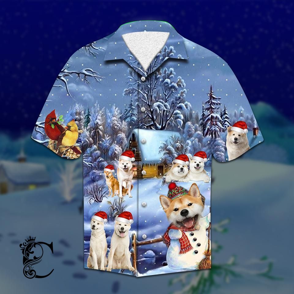 Beach Shirt Find Akita Christmas Hawaiian Shirt- Chillicothemall