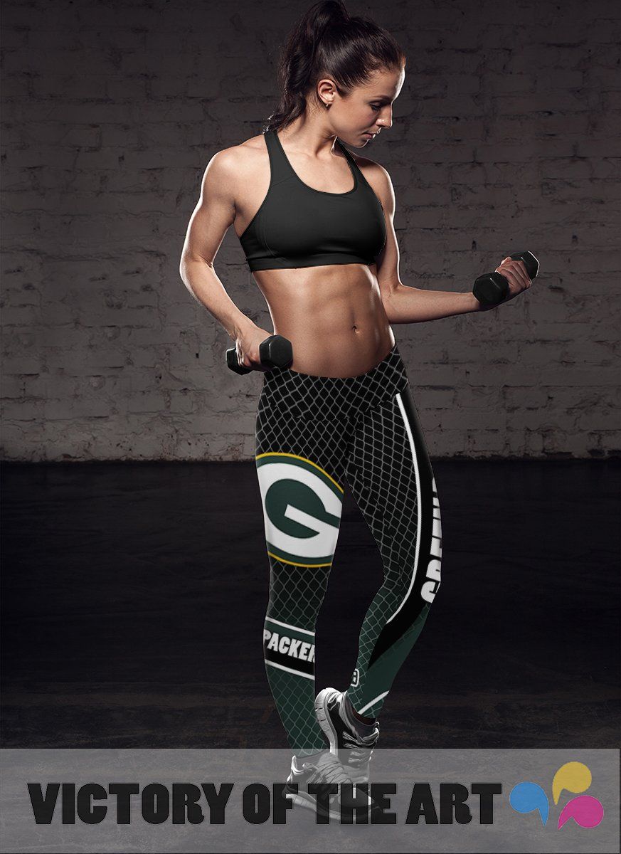 Colors of Artistic Green Bay Packers Leggings