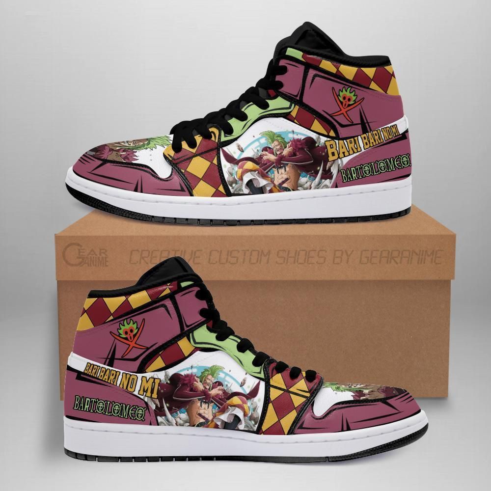 Batolomeo One Piece Anime Fan Gift Mn06 Air Jordan Shoes Sport Sneakers