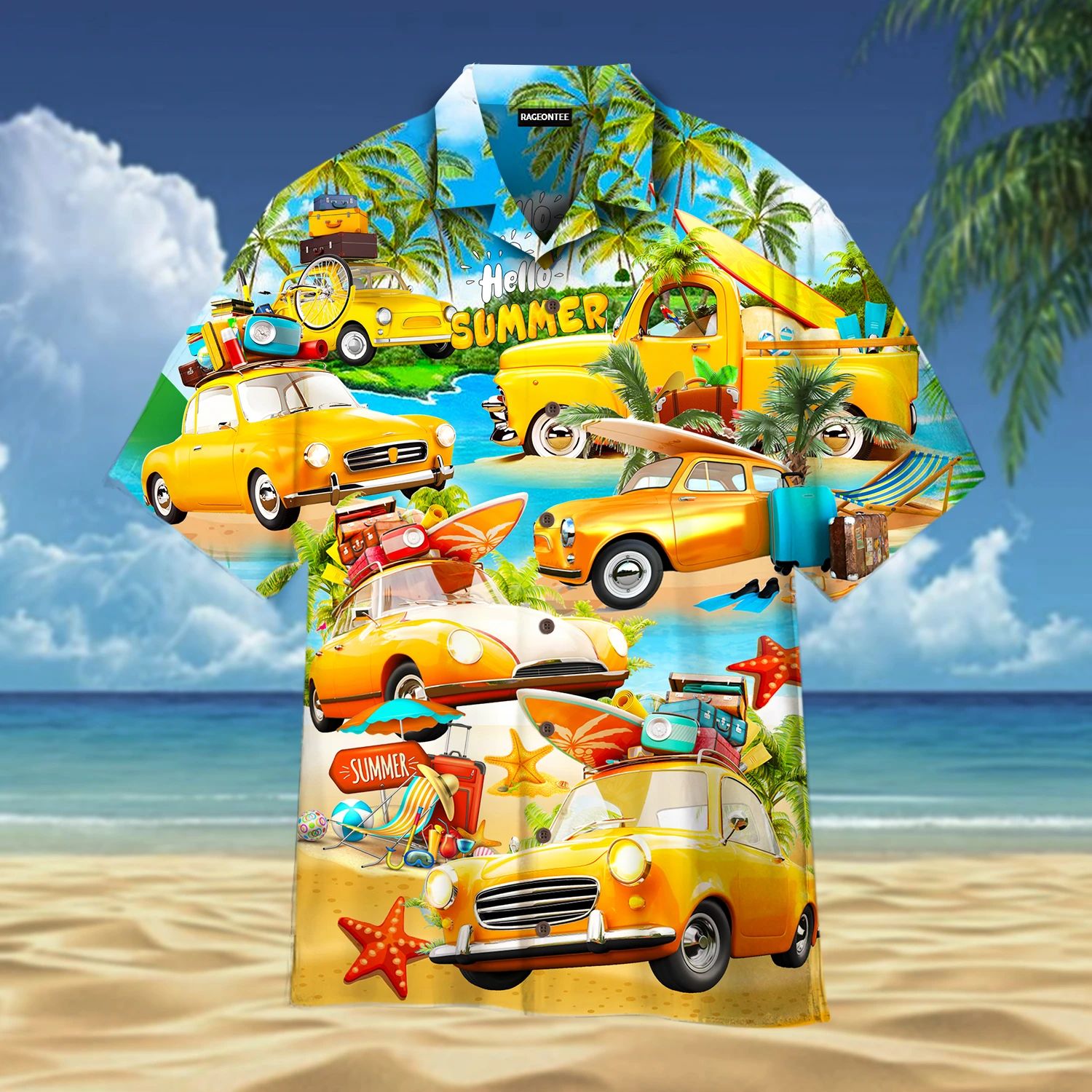 Car Love A Summer Trip Hawaii Shirt Unisex Adult Ha8620