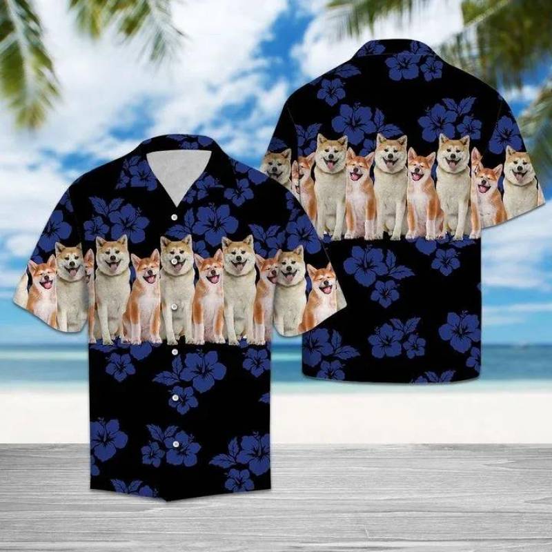 Awesome Akita Hawaii Shirt Ha74308