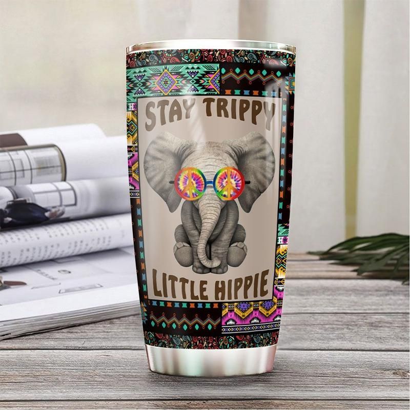 Blueztumbler Elephant Hippie Stainless Steel  Cup