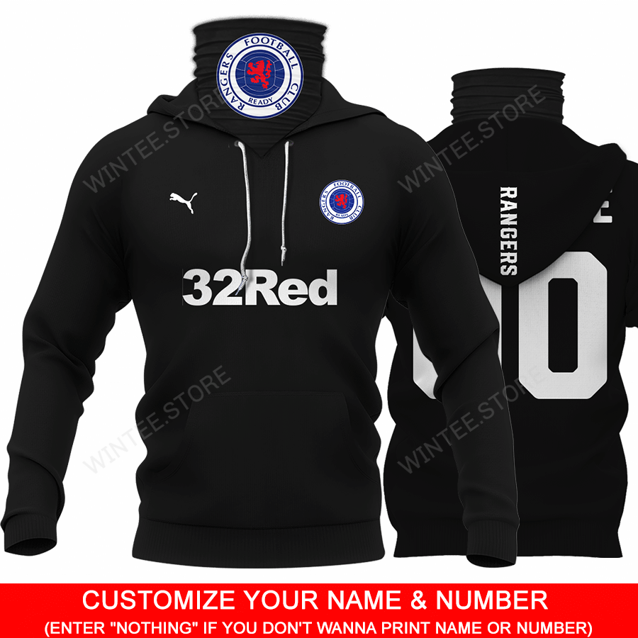 03Rangers001 |HoodieMask| CUSTOMIZE YOUR NAME & NUMBER | HOT SALE 3D PRINTED