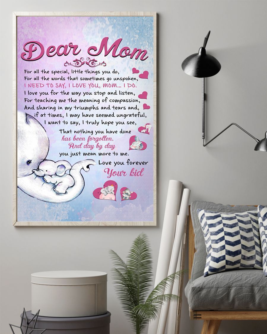 For All The Special Elephant Canvas And Poster,  Mother’s Day Gift For Mom