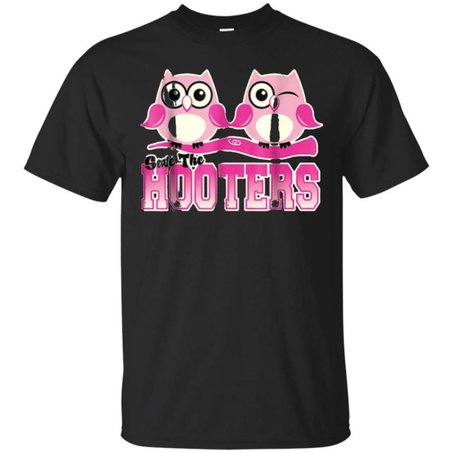 Save The Hooters Breast Cancer Awareness Tshirt