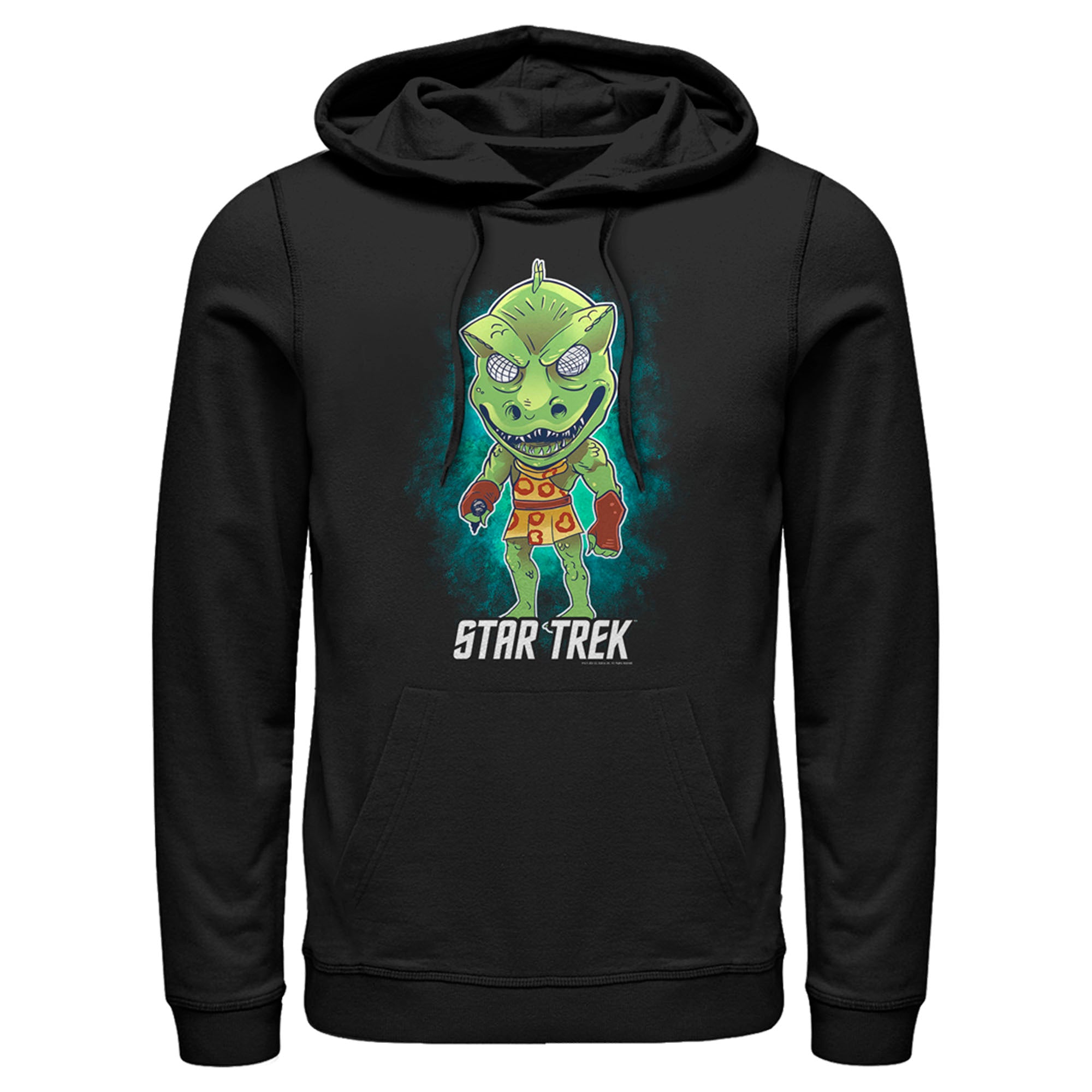 Men’S Star Trek: The Original Series Cartoon Gorn Alien Pull Over Hoodie