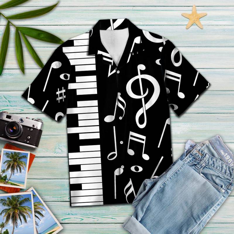 Piano Note Music Hawaii Shirt Ha84744