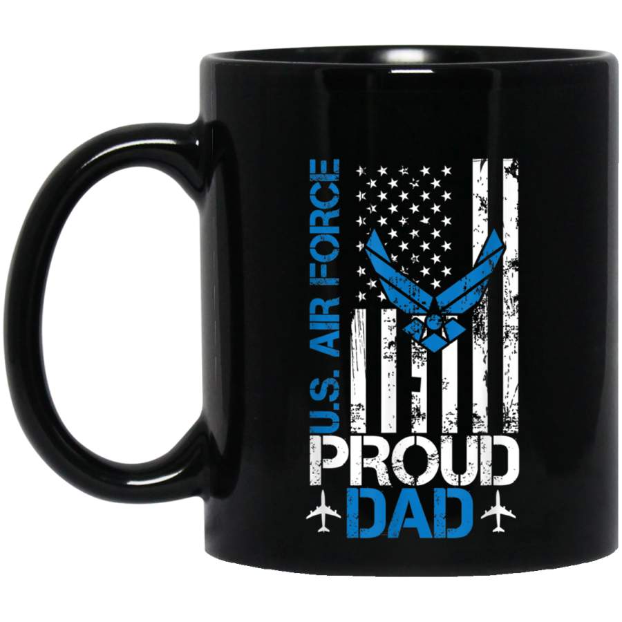 Pride US Army Shirt  Im a Proud Air Force Dad Gift Veterans Day Christmas Gift Mug