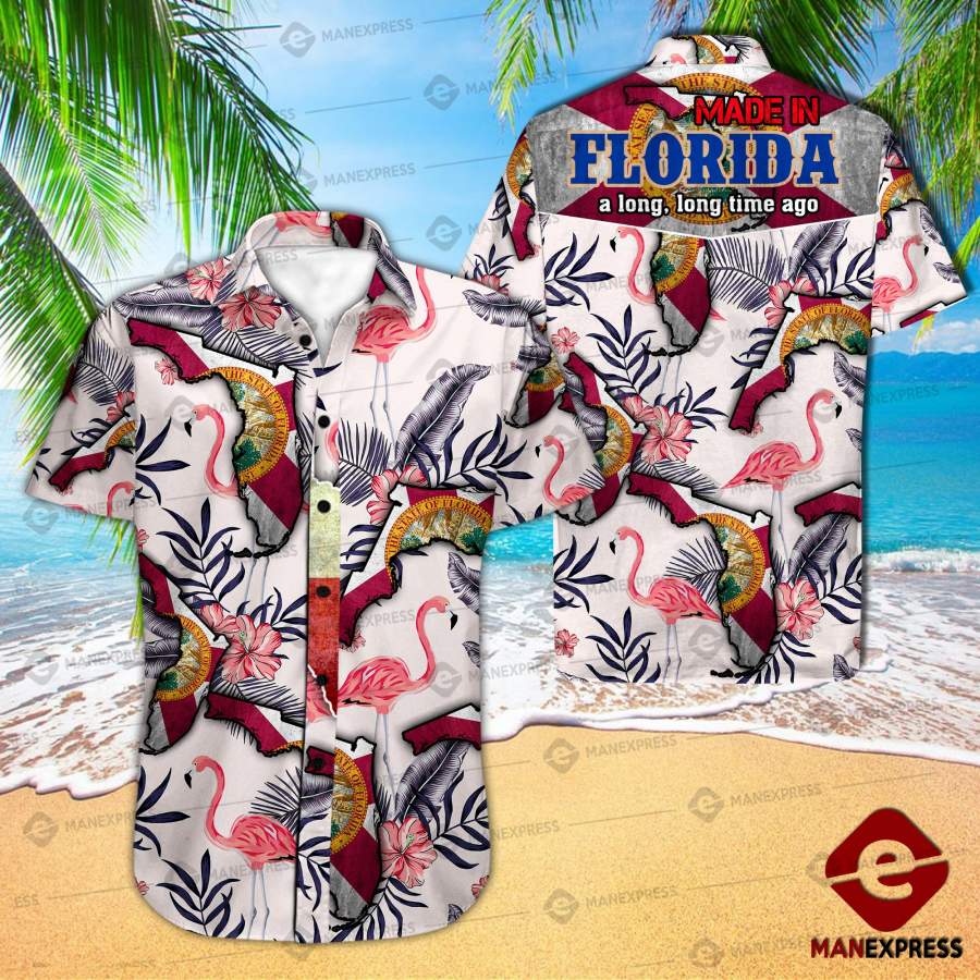 Florida Made In Long Time Hawaiian Shirt Ha54464