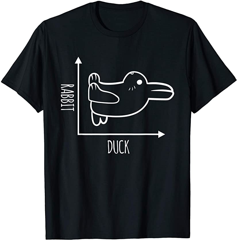 Wittgenstein Rabbit Duck Philosopher Nerd Geek Math Lovers T-Shirt