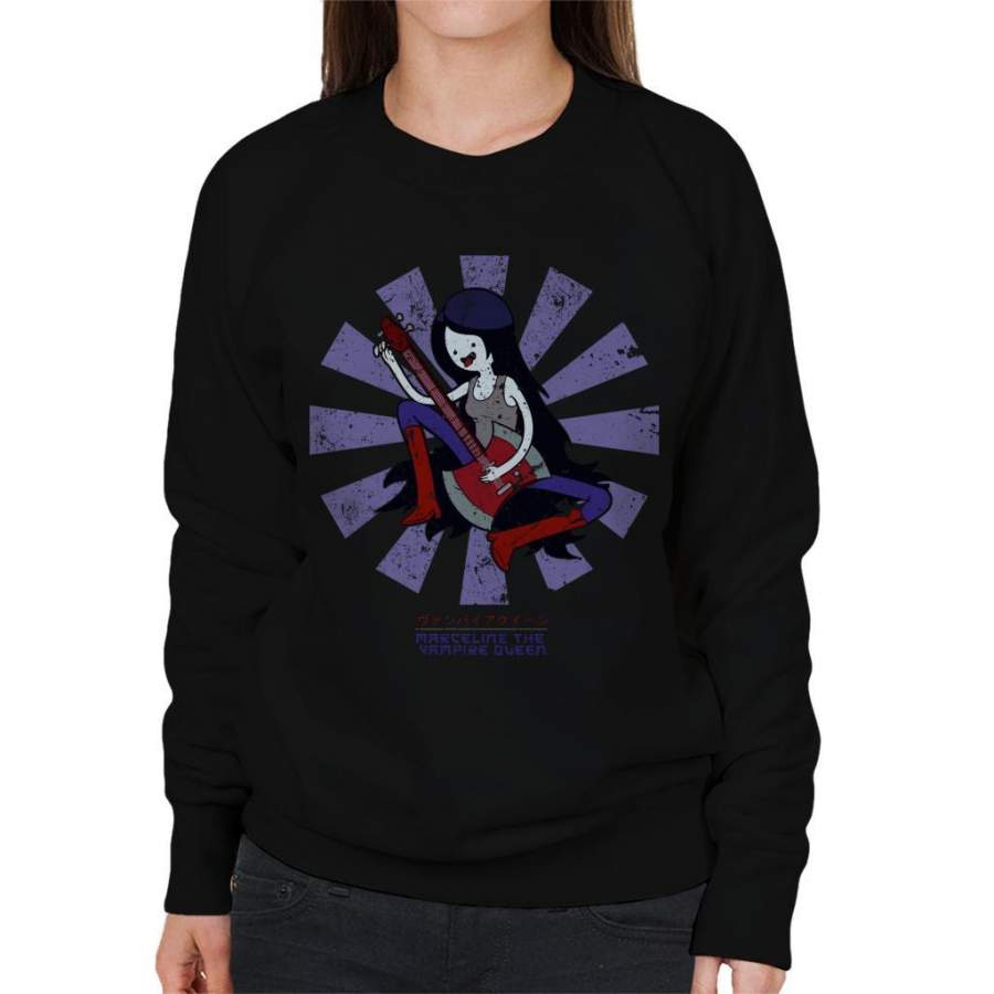 Marceline The Vampire Queen Retro Japanese Women’s Sweatshirt