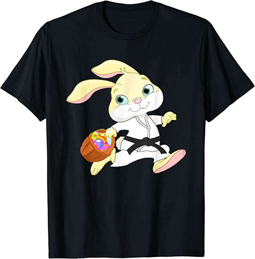 Karate Easter Bunny & Chick. Egg Hunt – Easter Day Hunt T-Shirt