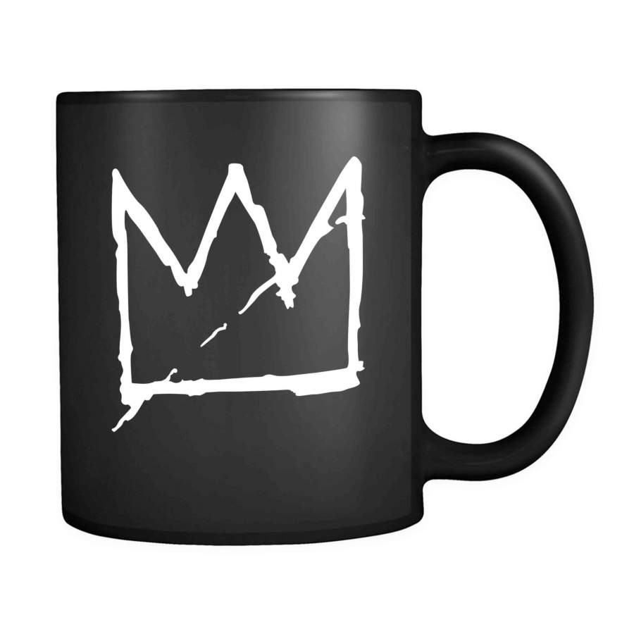 Basquiat Crown Jean Michel Basquiat Graffiti Street Art Andy Warhol Aesthetic Streetwear Tumblr 11oz Mug