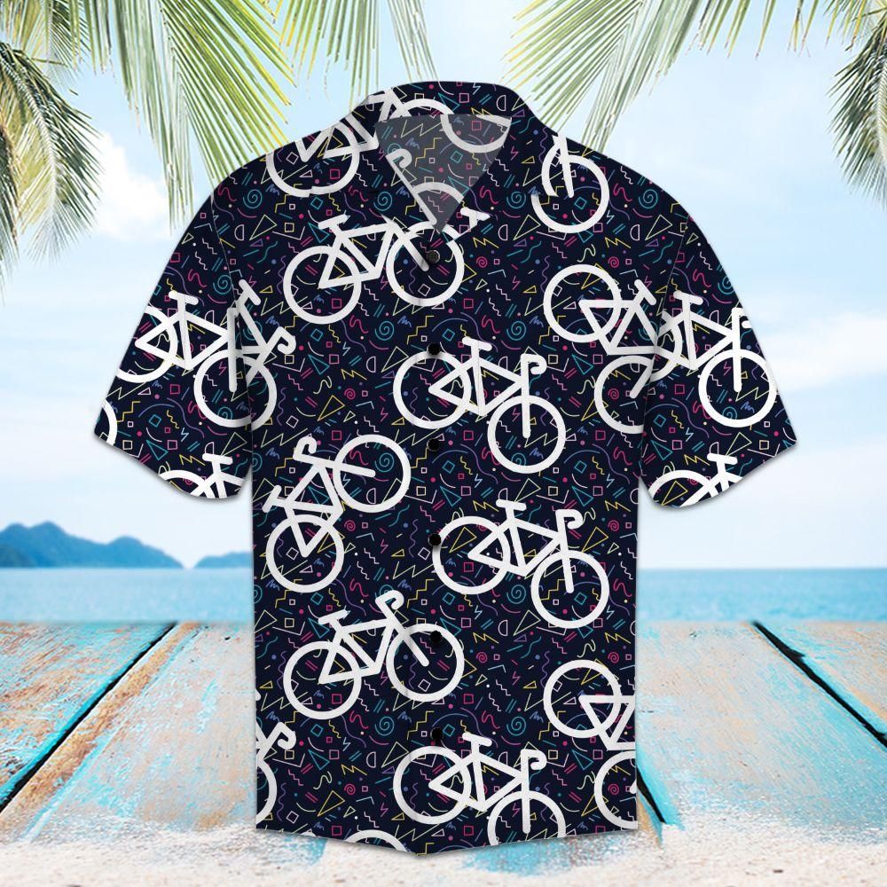 Amazing Biking Aloha Hawaiian Shirt Colorful Short Sleeve Summer Beach Casual Shirt For Men And Women