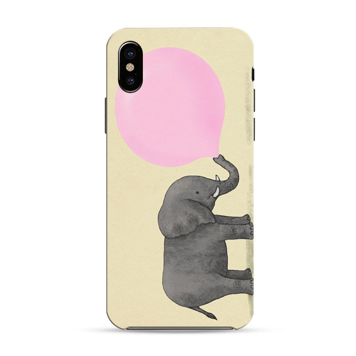 Jumbo Bubble Gum Elephant iPhone X 3D Case