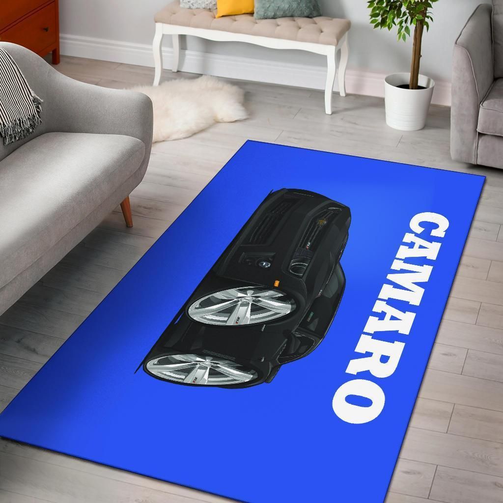 Chevrolet Camaro Car Art Area Rug Chrismas Gift