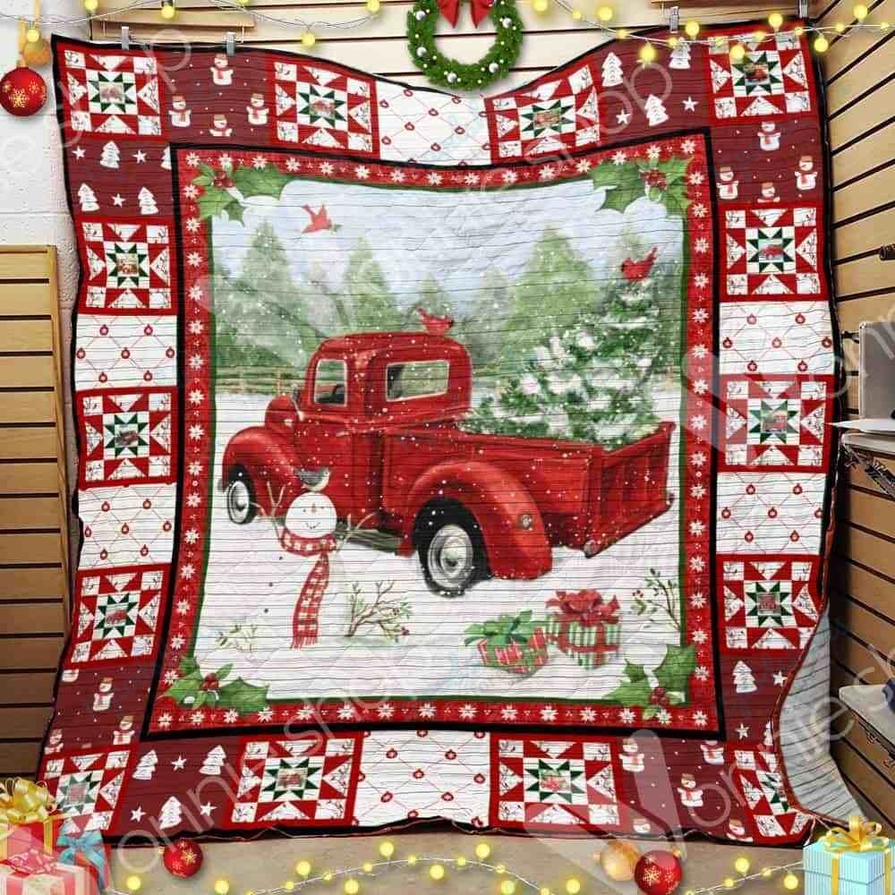Red Truck Christmas Blanket Oct1802 81O39
