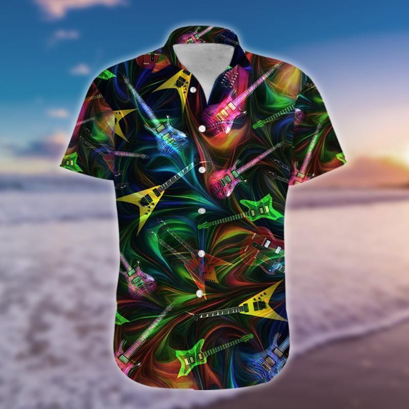 Shop From 1000 Unique Hawaii Aloha Shirts Amazing Electric Guitar Ha52702