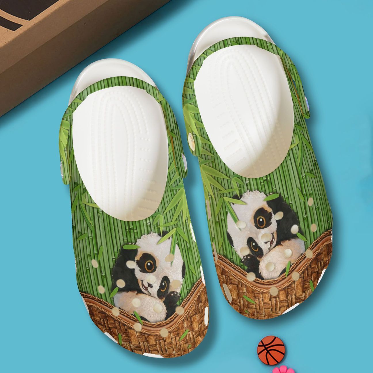 Panda Personalized Clog, Custom Name, Text, Color, Number Fashion Style For Women, Men, Kid, Print 3D Lovely Panda