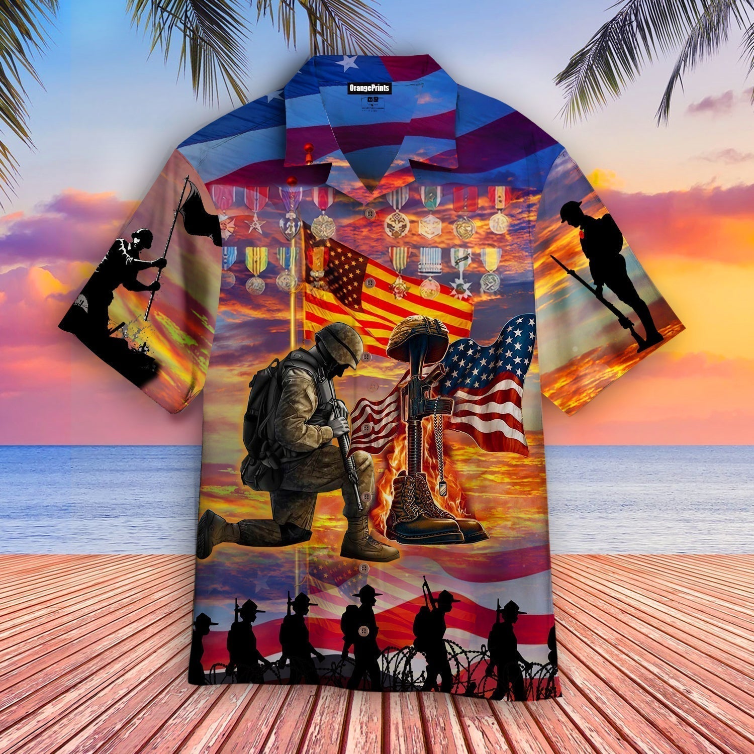 Veteran The High Price Of Freedom Is A Cost Paid By A Brave Few Edition Hawaiian Shirt – For Men And Women