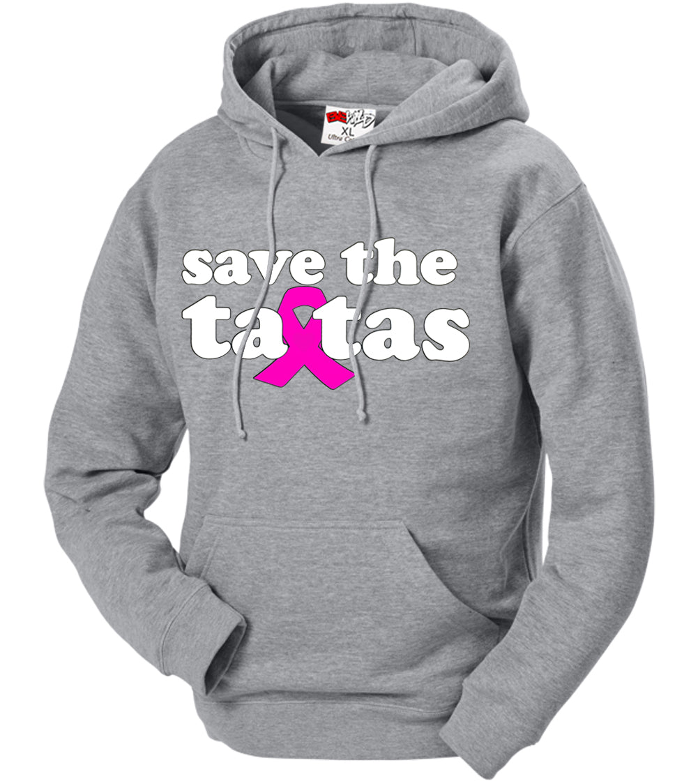 Save The Ta Tas Breast Cancer Awareness Adult Hoodie