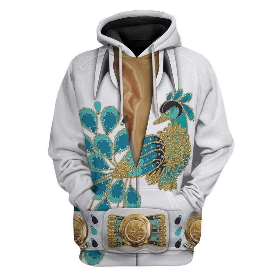 Cosplay Elvis Peacock Custom Tshirt Hoodies Apparel