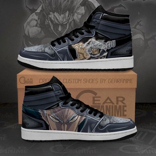 Garou Jordan Sneakers One Punch Man Custom Anime Shoes Mn10 Air Jordan High Sneakers Sport Sneakers