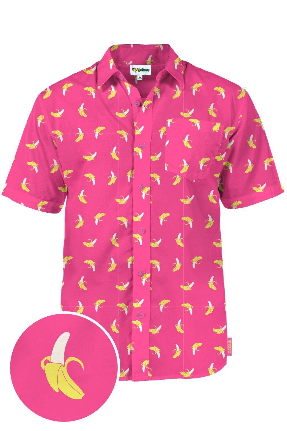 Banana Pink Amazing Design Hawaiian Shirt DHC18063697