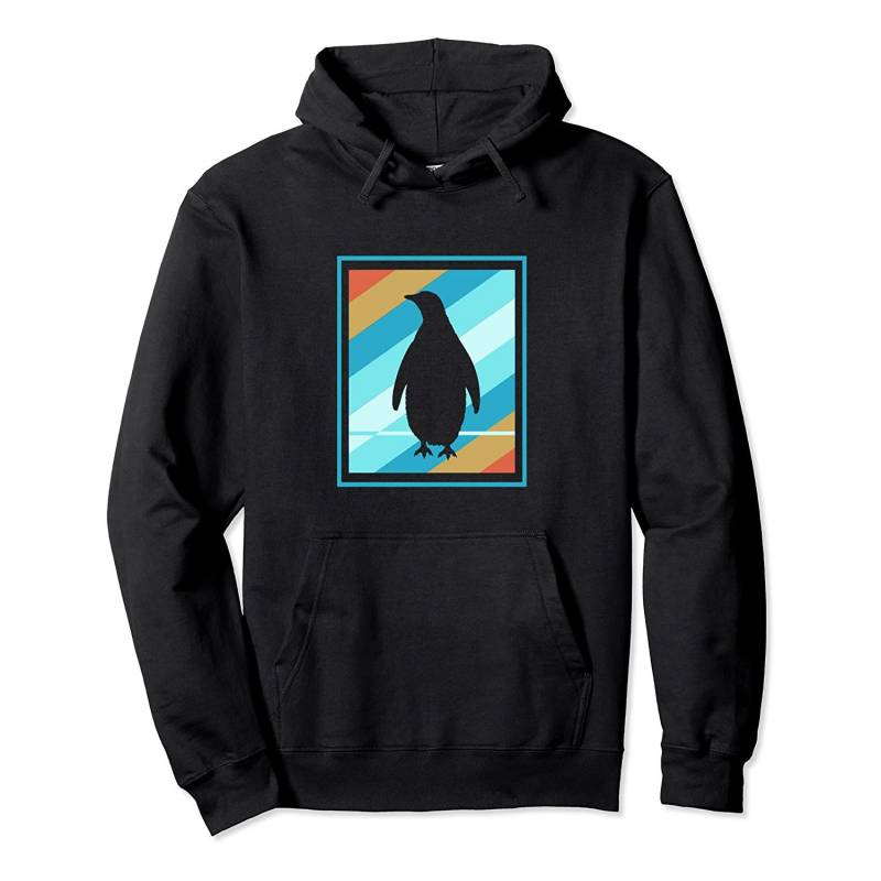 Vintage Love Penguin Gift Penguin Lover Silhouette Gifts Pullover Hoodie, T Shirt, Sweatshirt