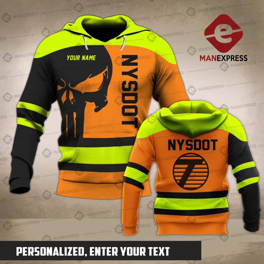 MTP New York State Department of Transportation NYSDOT CUSTOMIZE HOODIE 3D TN 24