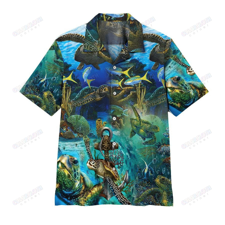 Green Turtles Hawaii Shirt Ha84986