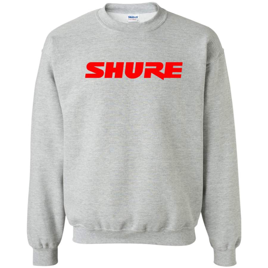 AGR Shure Audio Logo Crewneck Pullover Sweatshirt