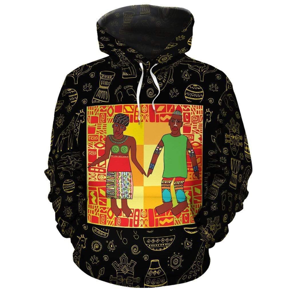 Wonderprint Hoodie – African Pattern Doodle Pullover