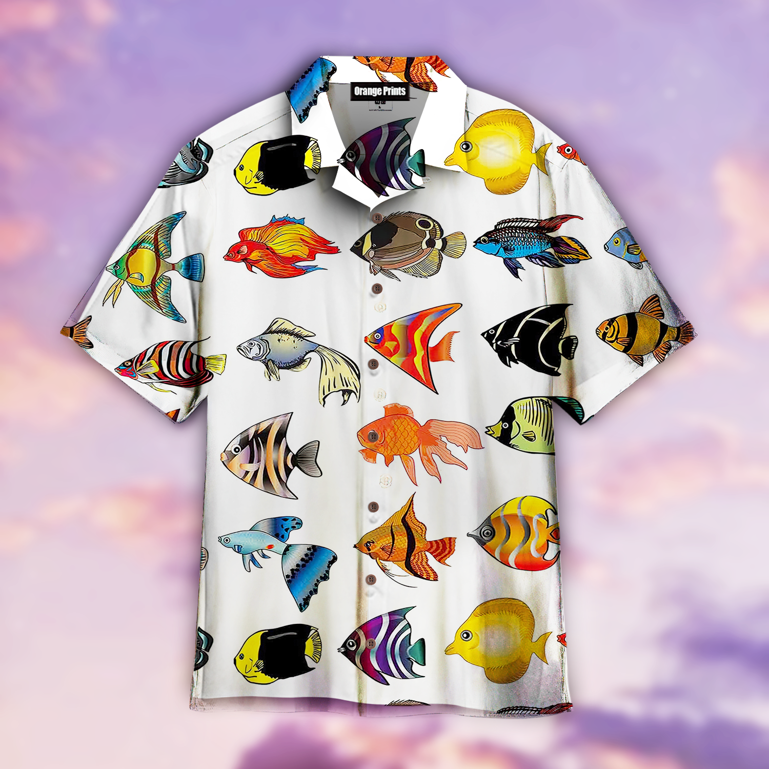 Colorful Tropical Fishes Art Aloha Hawaii Shirts For Men And Women Ha82467