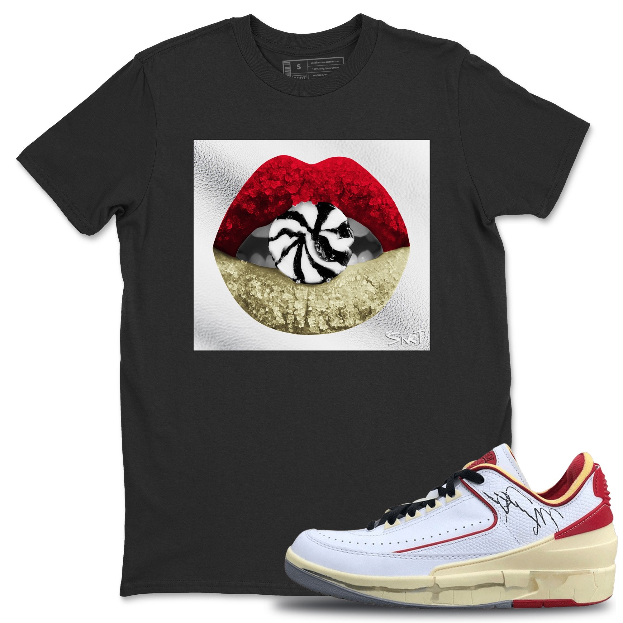 Lips Candy T-Shirt – Air Jordan 2 X Off-White Varsity Red