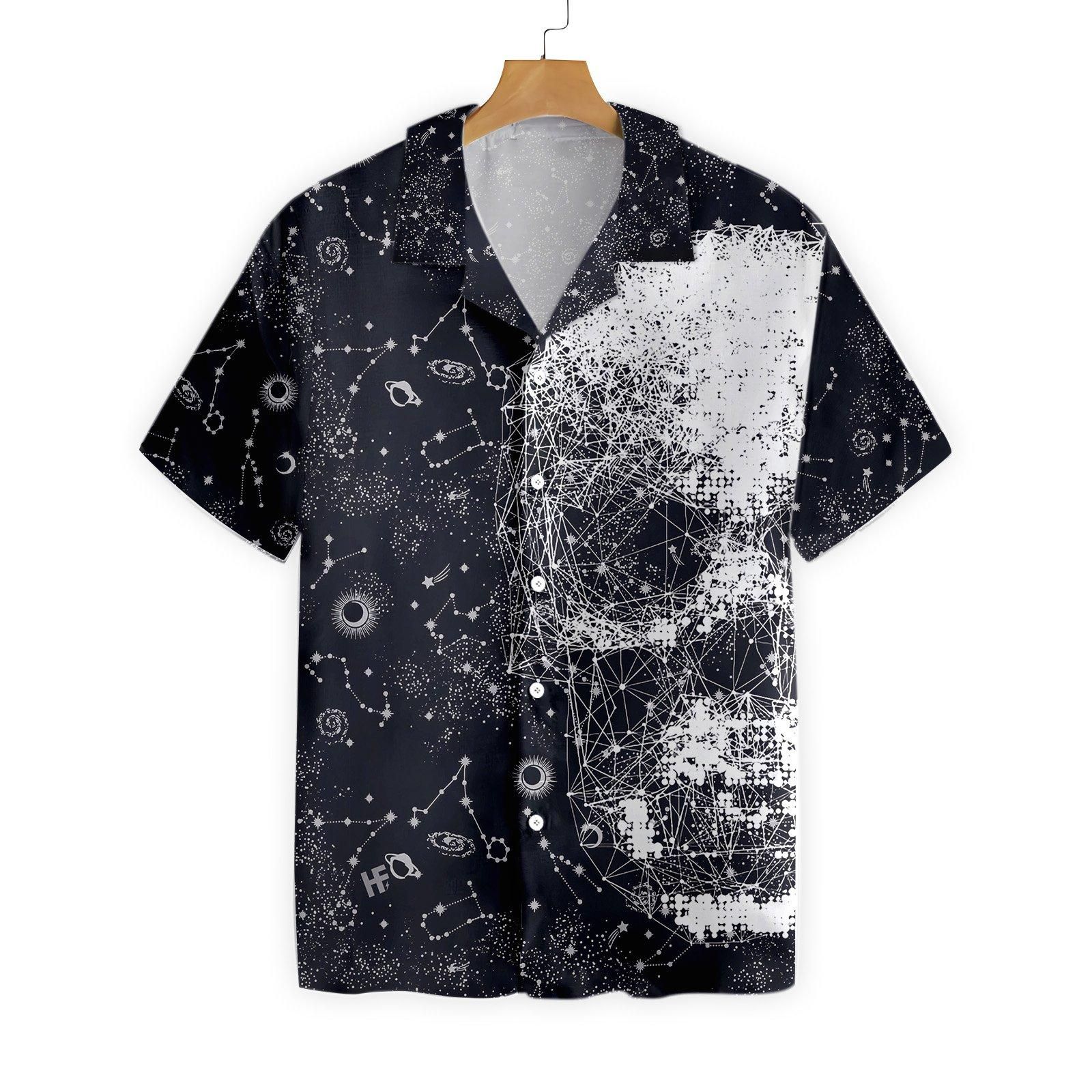 Skull Space Galaxy Constellation Hawaii Shirt Ha82783