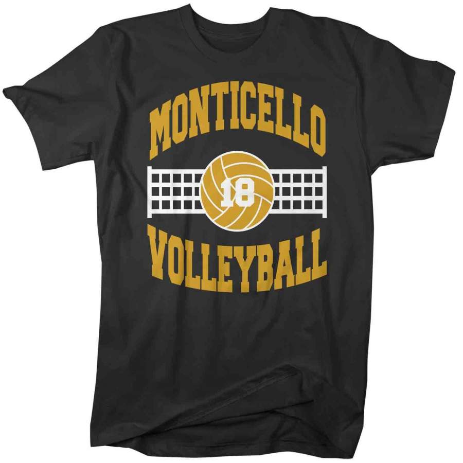 Men’s Personalized Volleyball T Shirt Custom Volleyball Team Shirts Volleyball Dad T Shirt Personalized Shirts