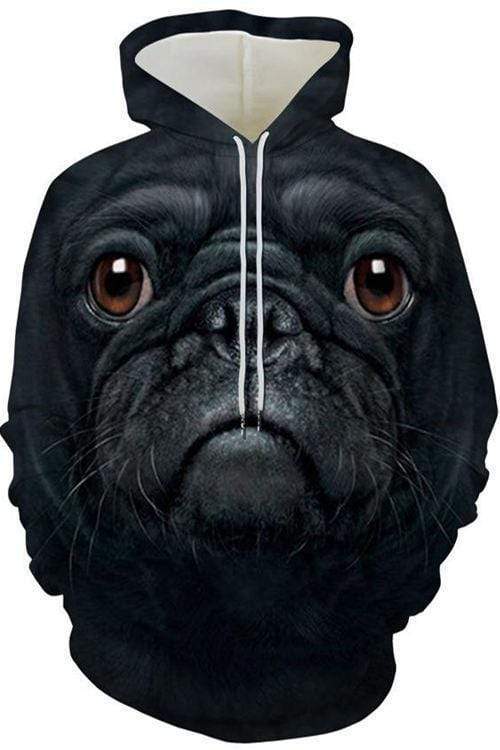 [CITYBARKS] [Hoodie] Animals Dogs Bulldog Pitbull Big Face