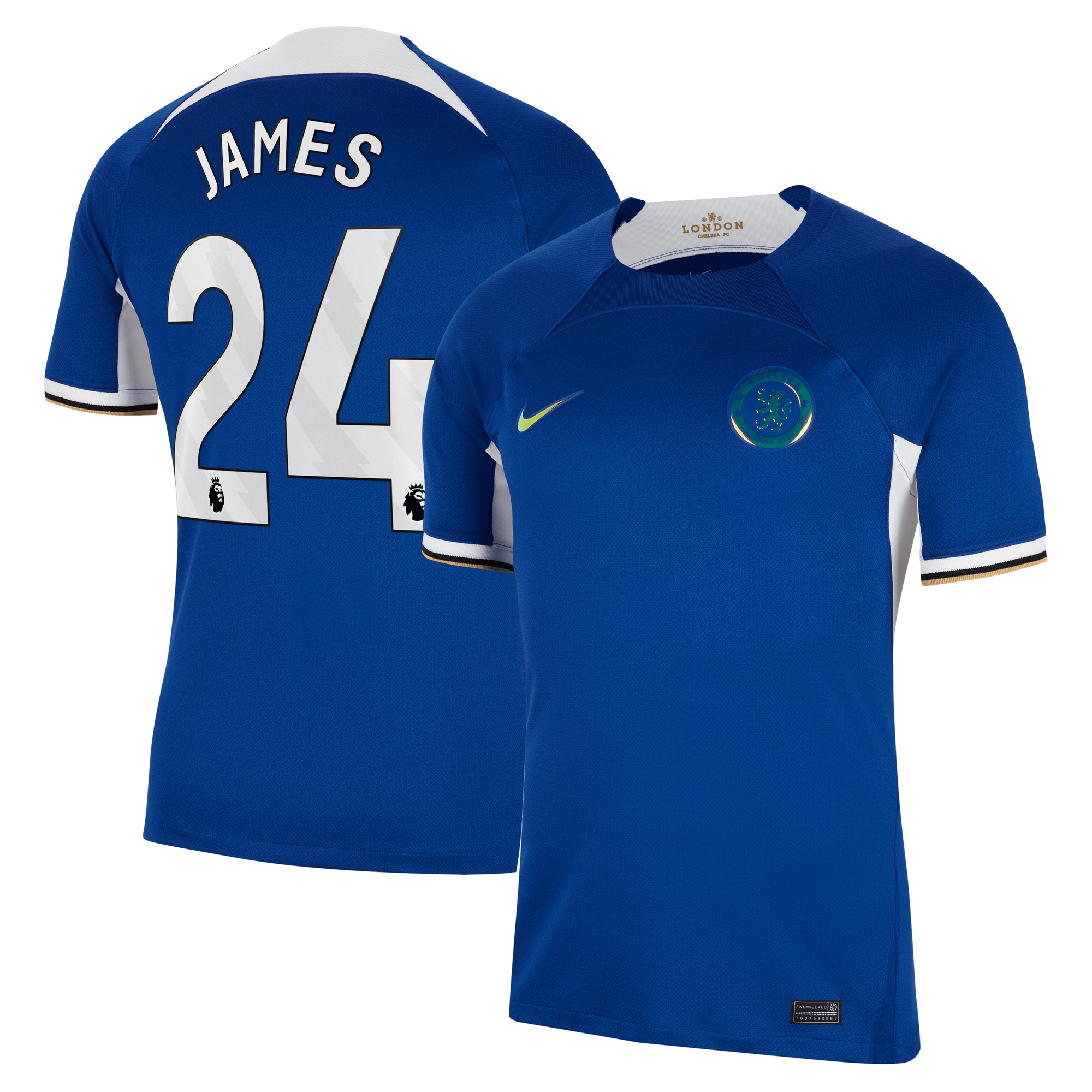 Reece James Chelsea 2023/24 Home Stadium Replica Jersey – Blue