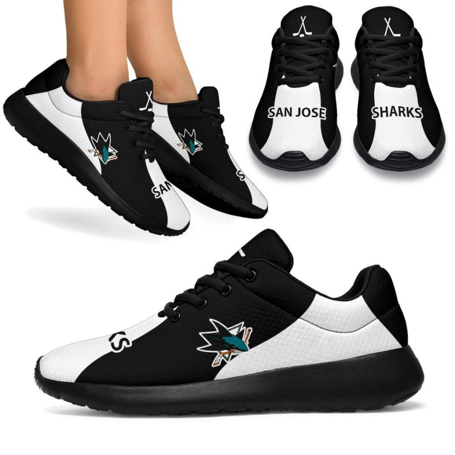 Special Sporty Sneakers Edition San Jose Sharks Shoes