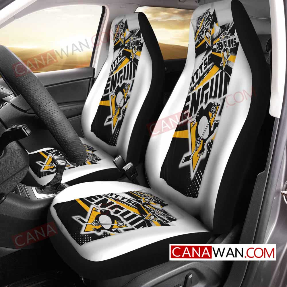 Pittsburgh Penguins Style005 3D Customized Personalized Car Seat Cover